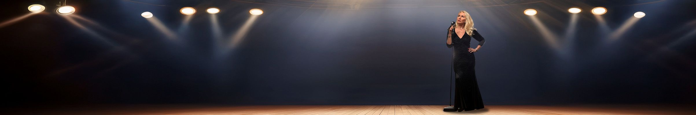 Cindy Curlwood on stage